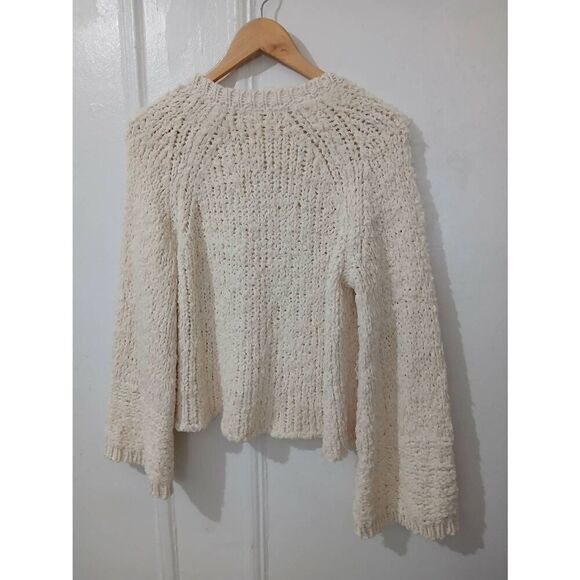 Free People Cream Knit Sweater - Picture 5 of 6